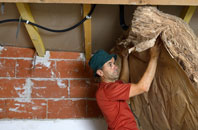 Old Dalby tapered roof insulation